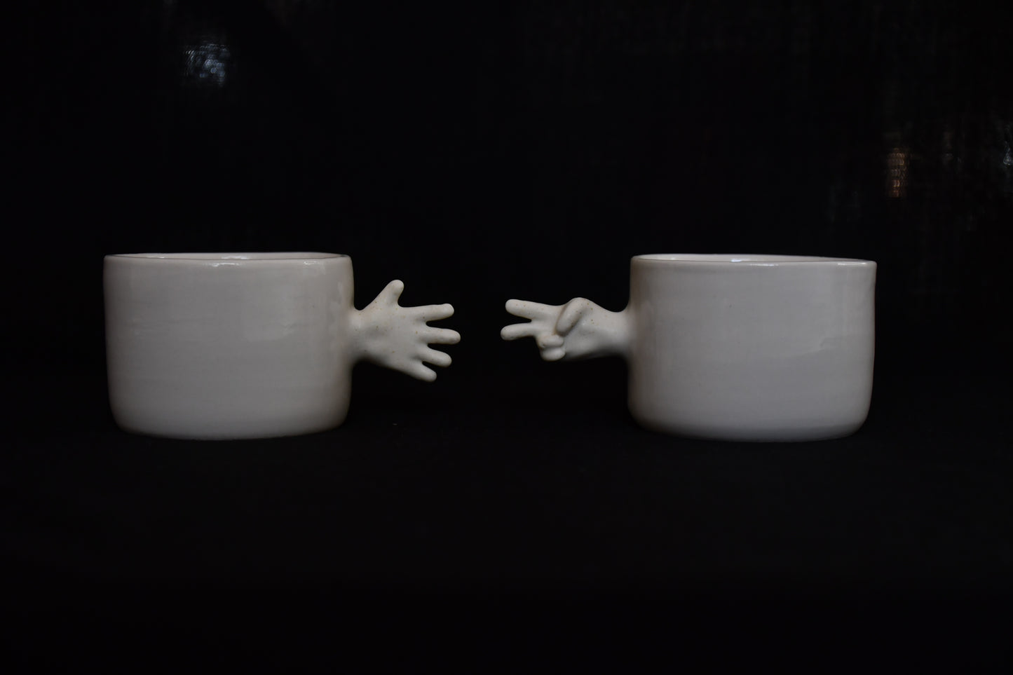 GESTURES CUPS- “Rock-Paper- Scissors set”