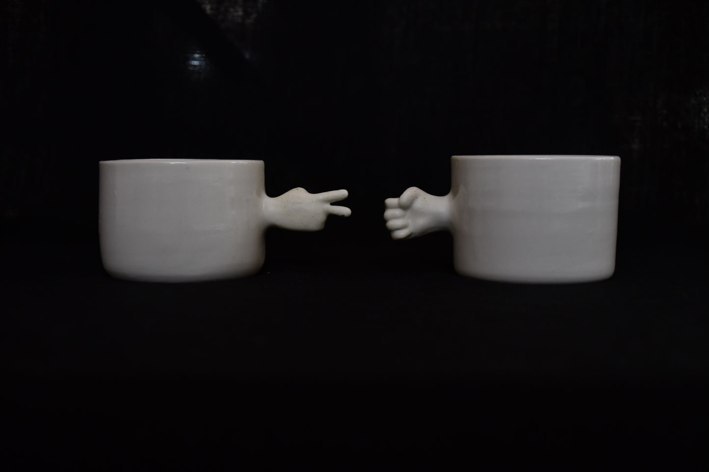 GESTURES CUPS- “Rock-Paper- Scissors set”