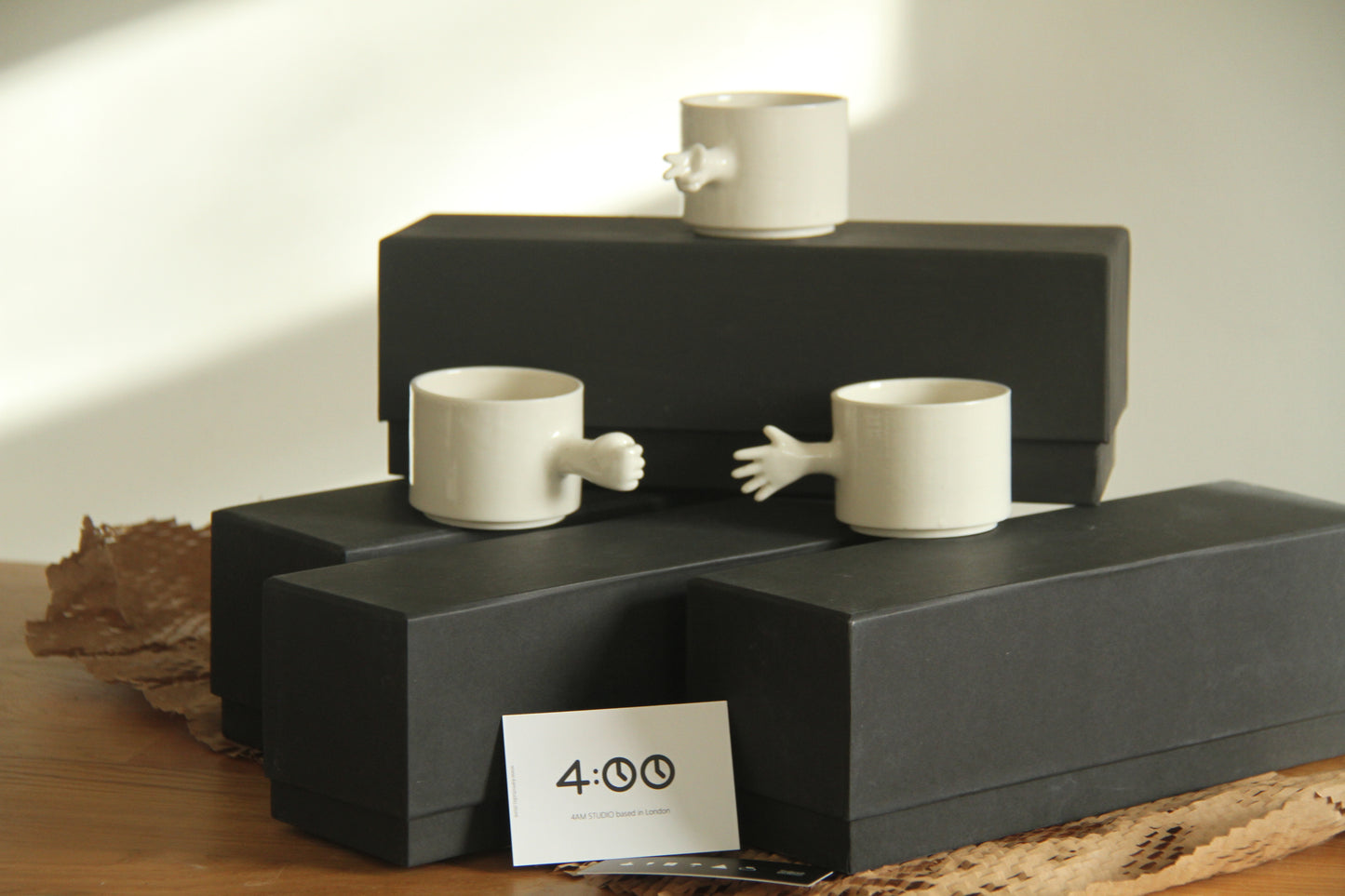 GESTURES CUPS- “Rock-Paper- Scissors set”