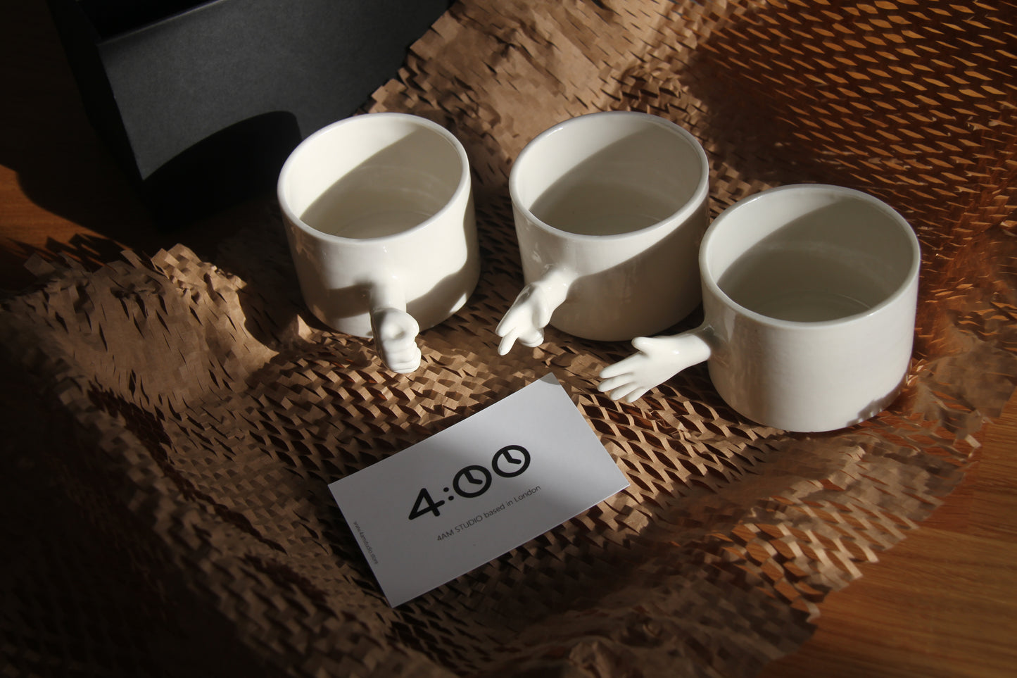 GESTURES CUPS- “Rock-Paper- Scissors set”