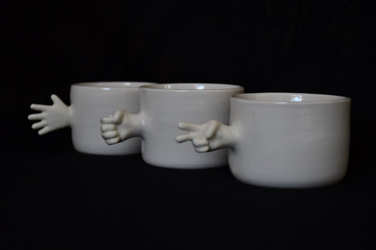 GESTURES CUPS- “Rock-Paper- Scissors set”