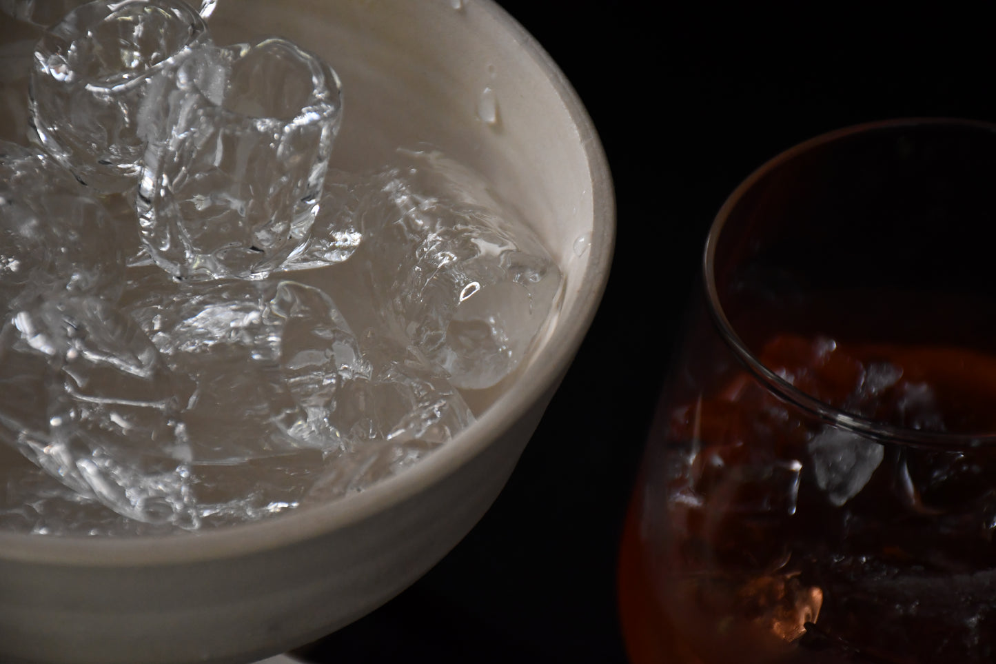 Wheel chair ice bowl